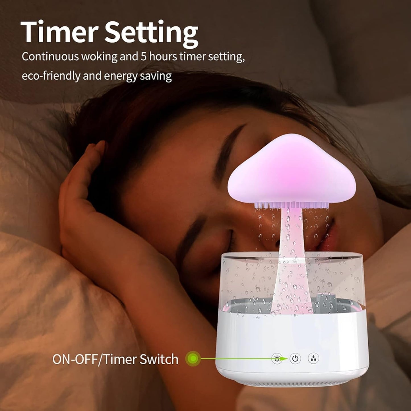 Hello Nexora™ Air Mist – Night Light Humidifier